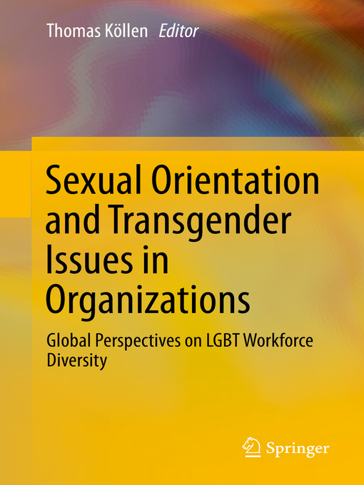 Title details for Sexual Orientation and Transgender Issues in Organizations by Thomas Köllen - Available